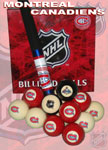 NHL Montreal Canadiens Pool Balls