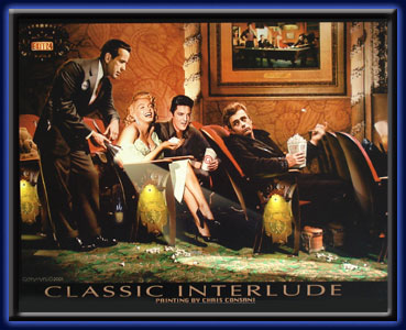 Classic Interlude - Neon LED picture electric art gallery accessories montreal abcbilliardplus.com