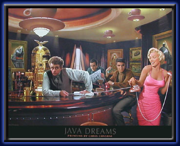 Java Dreams - Neon LED picture electric art gallery accessories montreal abcbilliardplus.com