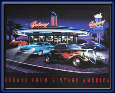 GALAXY DINER ELECTRIC ART NEON LED PICTURE ART ROOM 