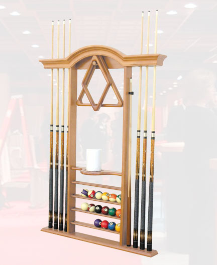 Solid Oak Solid Maple Cue Rack