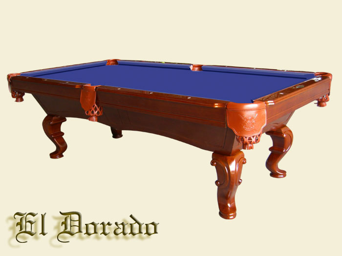 POOL TABLE BILLIARD TABLE 8 HARDWOOD EL DORADO HONEY