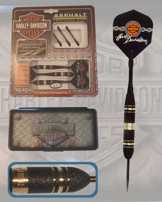 Harley-Davidson Asphalt Dart  Set. Category: Darting, Darts