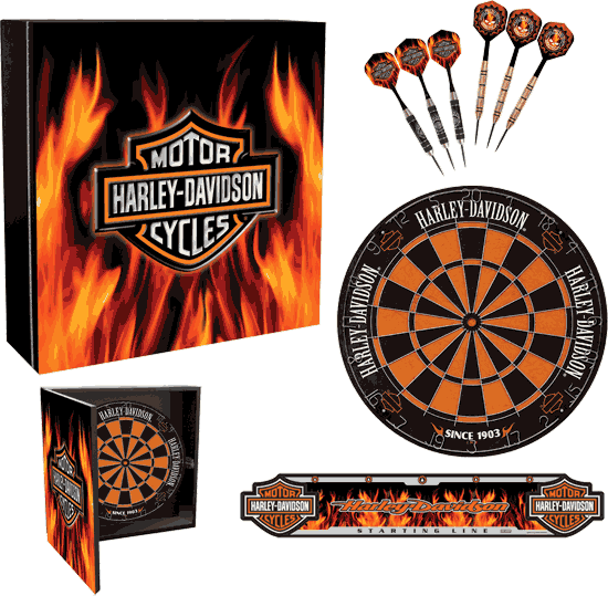 Harley Davidson Flames Darts Kit